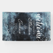 星の輝く水の色シナ結婚ルの歓迎 横断幕 (横)