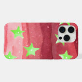 星の輝く赤い空 iPhoneケース (裏面横)