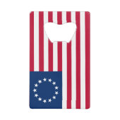 星の輪,ベッツィ・ロスのアメリカ国旗 クレジットカード栓抜き (正面)