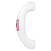 星の輪，ベッツィ・ロスのアメリカ国旗 セラミックキャビネット取っ手 (側面)