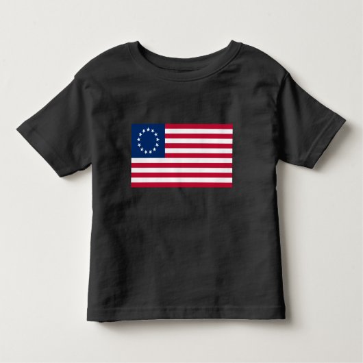 星の輪，ベッツィ・ロスのアメリカ国旗 トドラーTシャツ (正面)