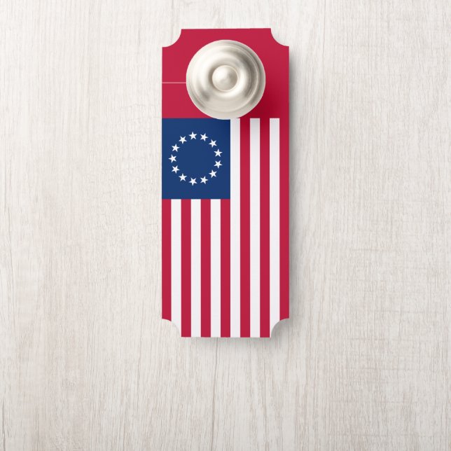 星の輪，ベッツィ・ロスのアメリカ国旗 ドアノブサイン (ノブ)