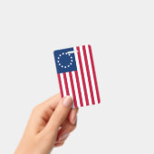 星の輪，ベッツィ・ロスのアメリカ国旗 バッジ (手持ち)