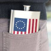 星の輪，ベッツィ・ロスのアメリカ国旗 フラスク (インサイチュ)