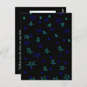 星の郵便はがき ポストカード (正面/裏面)