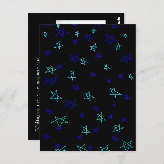 星の郵便はがき ポストカード (正面/裏面)