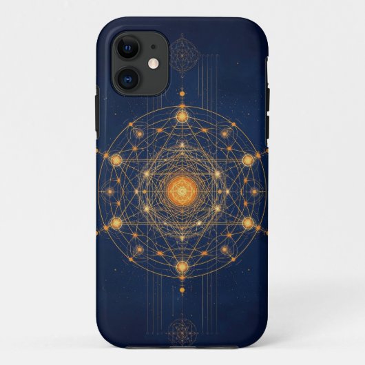 星の配列:内なる光の幾何学 Case-Mate iPhoneケース (裏面)