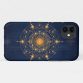 星の配列:内なる光の幾何学 Case-Mate iPhoneケース (裏面(横))