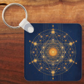 星の配置: 内なる光の幾何学 キーホルダー (正面)