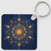 星の配置: 内なる光の幾何学 キーホルダー (裏面)