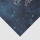 星の銀河系水の色カスタムウェディング 薄葉紙 (詳細)