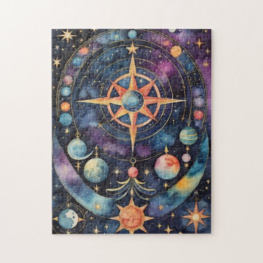星の錬金術 天上の幻想 神秘的な世界 ジグソーパズル (縦)
