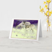 星の間を歩くガゼル カード (黄色い花)