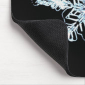 星の雪の水晶 マウスパッド (コーナー)