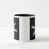 星の雪の水晶 マグカップ (中央)
