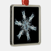 星の雪の水晶 メタルオーナメント (右)