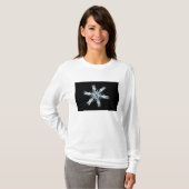 星の雪の水晶 Tシャツ (正面フル)