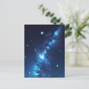 星の青い天体銀河系 ポストカード