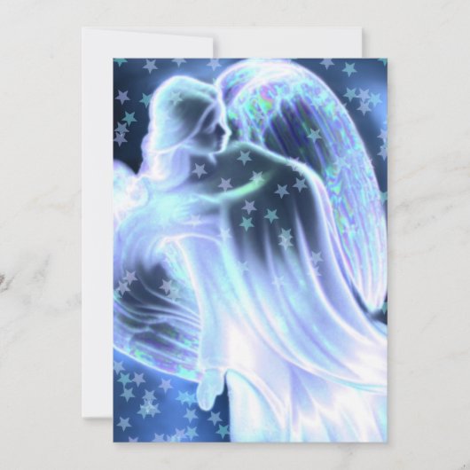 星の青い天使 招待状 (正面)