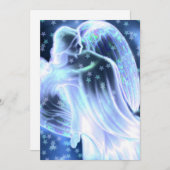 星の青い天使 招待状 (正面/裏面)