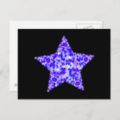 星の青と紫 ポストカード (正面/裏面)
