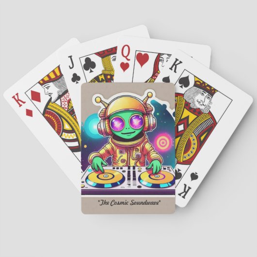 「星の音の爆発」 トランプ (裏面)