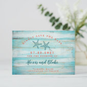 星の魚のサビれた木の節約日カード セーブザデート (スタンド正面)