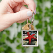 星の魚|の紅海 キーホルダー (手)