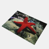 星の魚|の紅海 ドアマット (アングル)