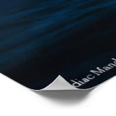 星の〔占星術の〕十二宮図コンステレーションマンダラ – 星壁 ポスター (角)