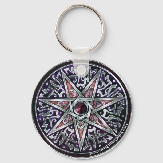 星のFey丸キーチェーン キーホルダー (正面)