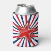 星のn個のストライプ自由 缶クーラー (缶正面)