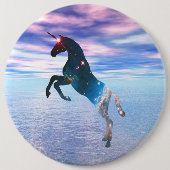 星のUnicornのピンバックボタン 缶バッジ (正面)
