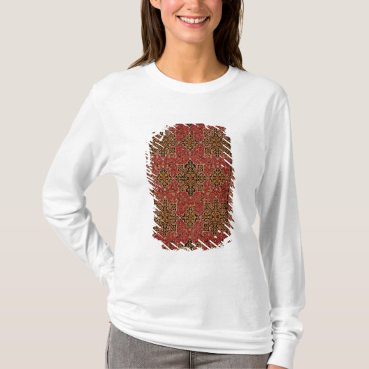 星のUshakのAnatolianカーペット1585年 Tシャツ (正面)