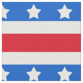 星は及び|の赤白青を縞で飾ります ファブリック (クローズアップ)