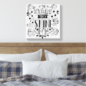 星は君の為に輝く キャンバスプリント (インサイチュ (寝室))