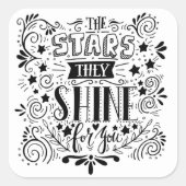 星は君の為に輝く スクエアシール (正面)