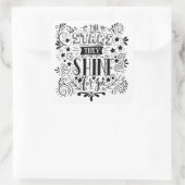 星は君の為に輝く スクエアシール (バッグ)