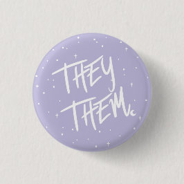 星は彼らが薄紫で発音 缶バッジ