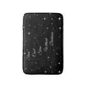 星は暗闇なしで照ることができません バスマット (正面縦)
