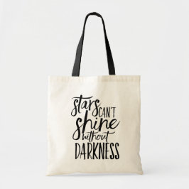 星は暗闇のトートバッグなしには輝くことができない トートバッグ
