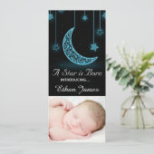 星は月生まれ星の誕生カスタム 案内状 (スタンド正面)