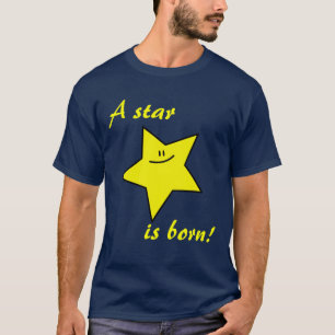 星は生まれる暗いTシャツはです(カスタマイズ可能な) Tシャツ