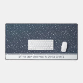 星は礼拝するように作られたので、私はデスクマット デスクマット (キーボード&マウス)