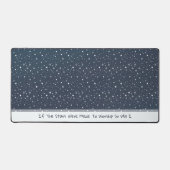 星は礼拝するように作られたので、私はデスクマット デスクマット (正面)