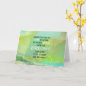 星は私たちの愛する人たちかもしれない カード (黄色い花)