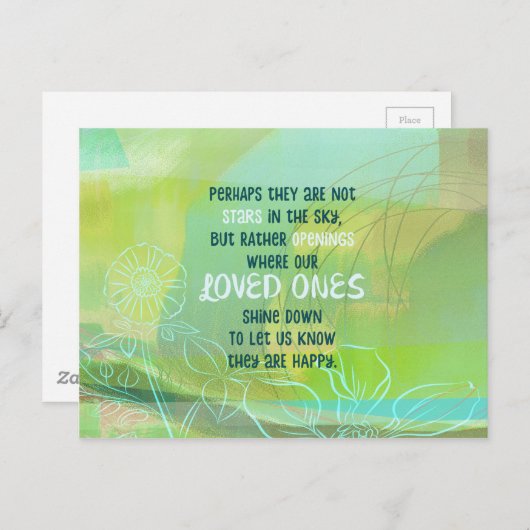 星は私たちの愛する星なのかもしれない ポストカード (正面/裏面)