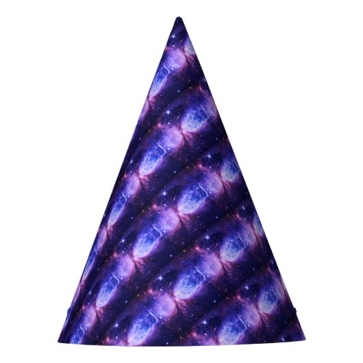 星は紫生まれ色だ パーティーハット (正面)