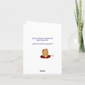 星は自然環境を持つ独自のライトノートカードで輝く カード (裏面)