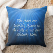 星は輝く救世主の親愛誕生 クッション (ブランケット)